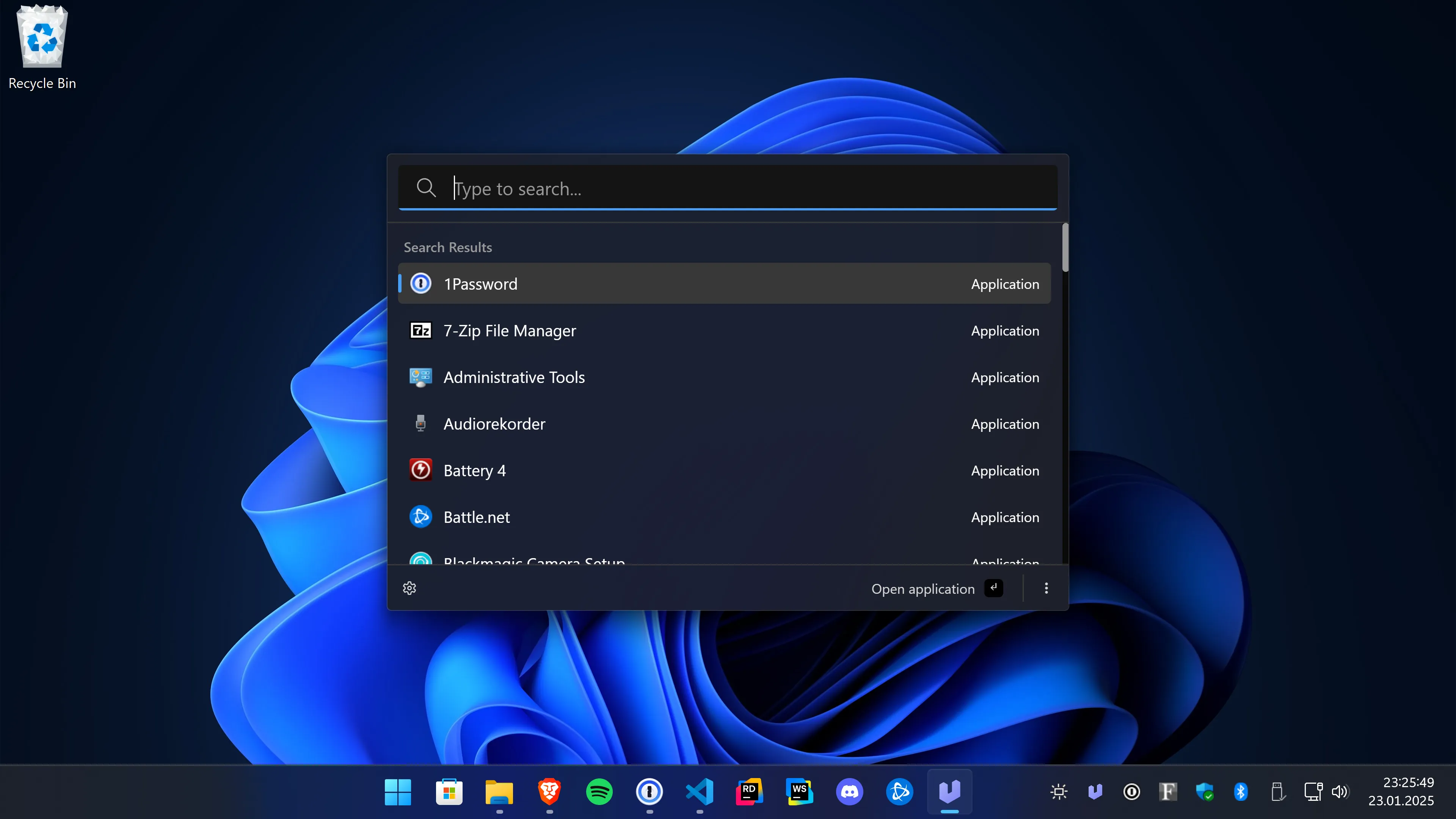 Screenshot Dark Windows