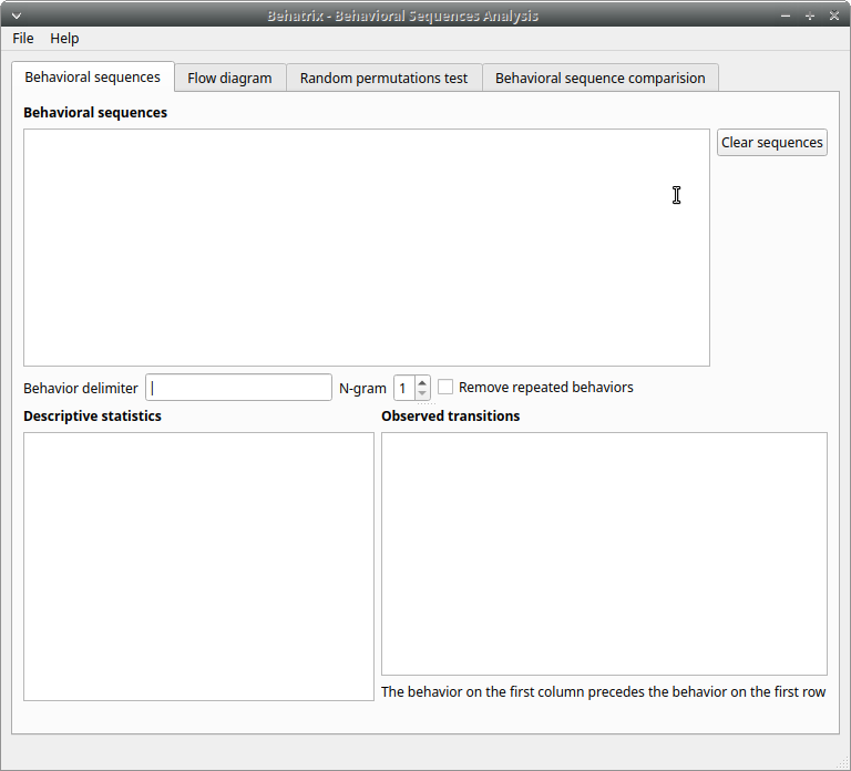 Behavioral sequences