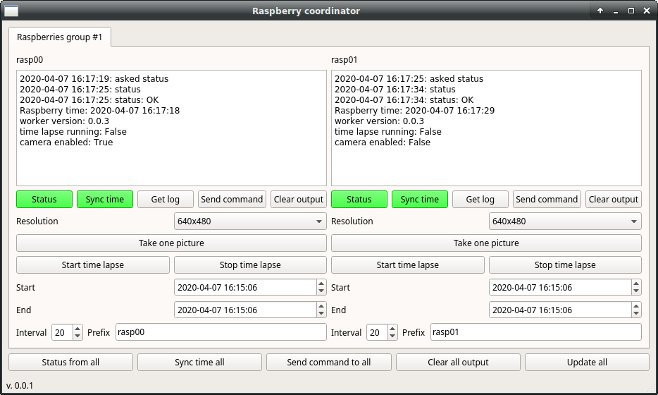 Coordinator program interface