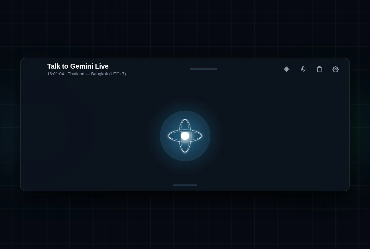 SpaceApp Gemini Live Voice