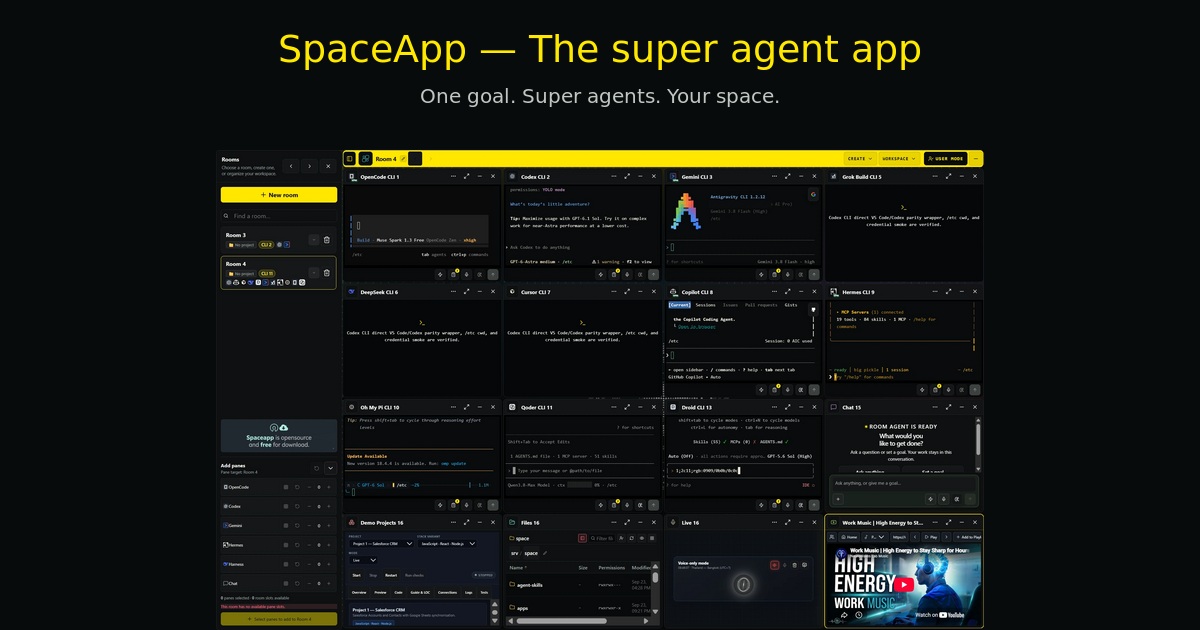 SpaceApp — The Super Agent App