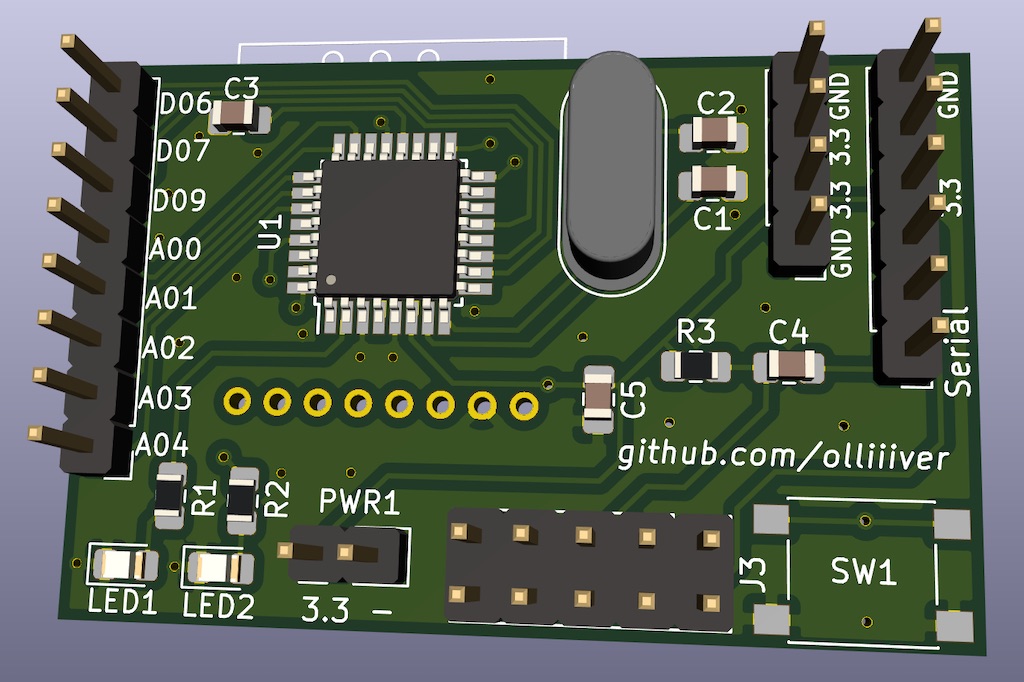 Kicad homeatic minimal, from the project README