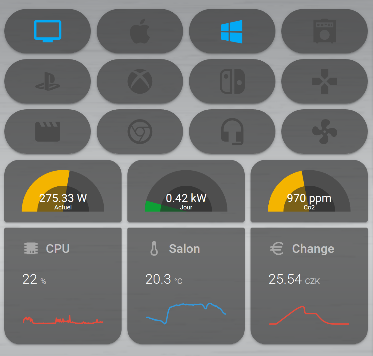 Security group (Dark theme)