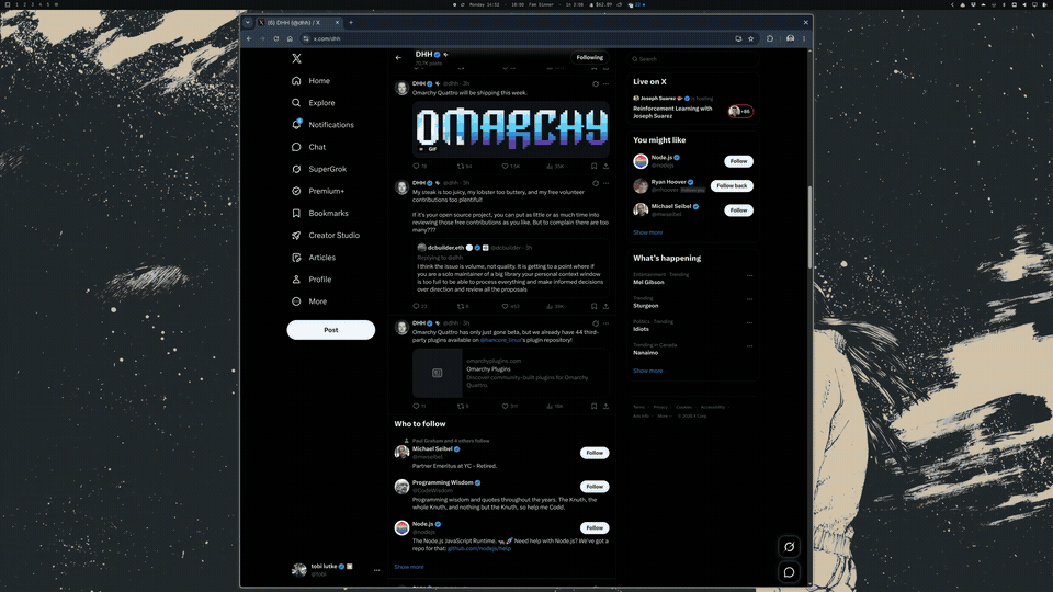 Looping Omasnap demonstration