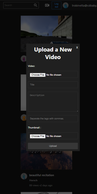 upload responsive