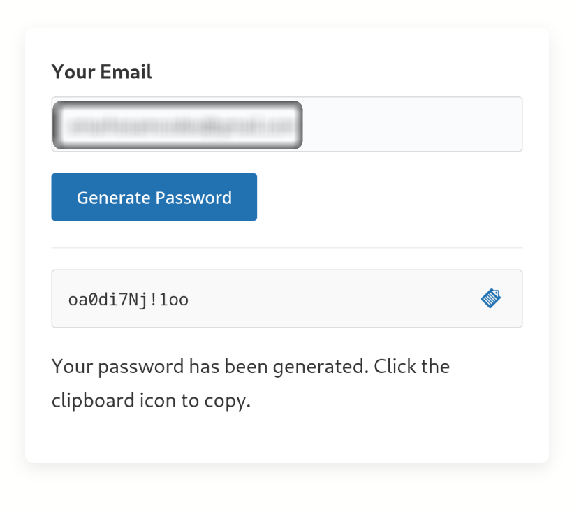Easy Password Screenshot