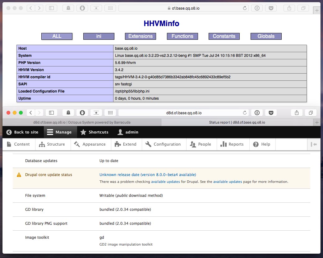 Image of D8 on HHVM on BOA