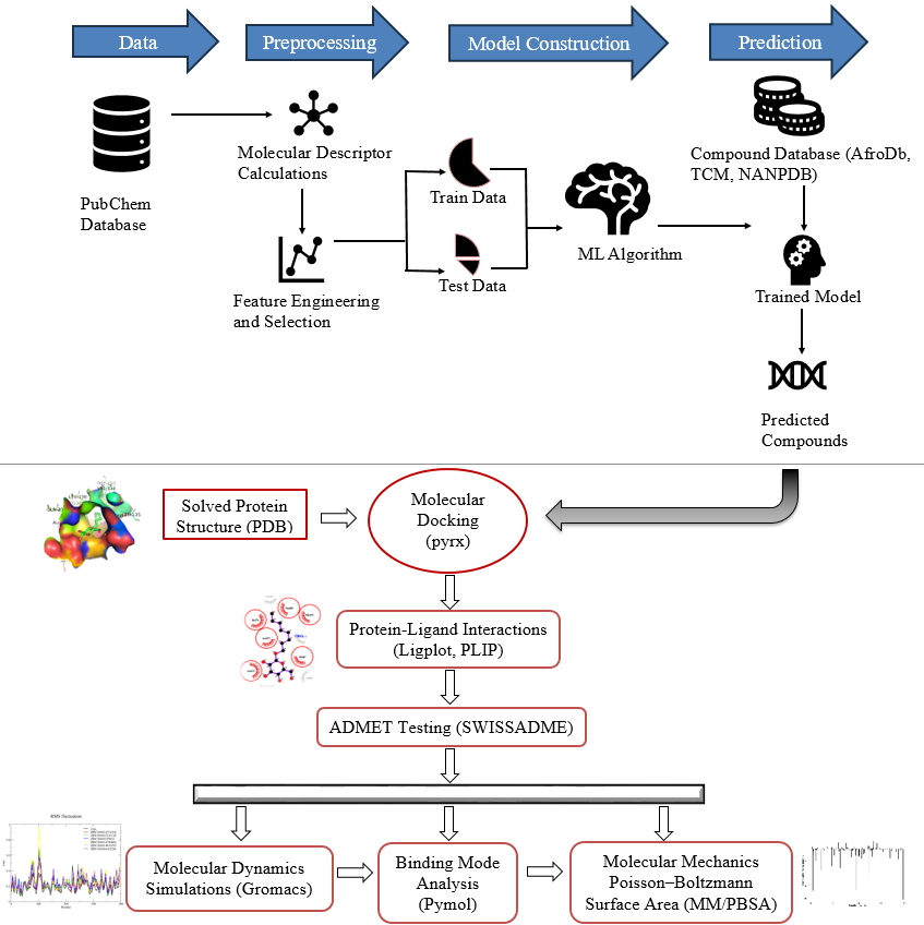 Proposed Dengue Drug Identification Pipeline