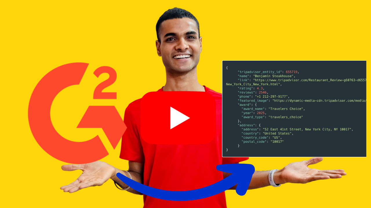 G2 Scraper API Walkthrough