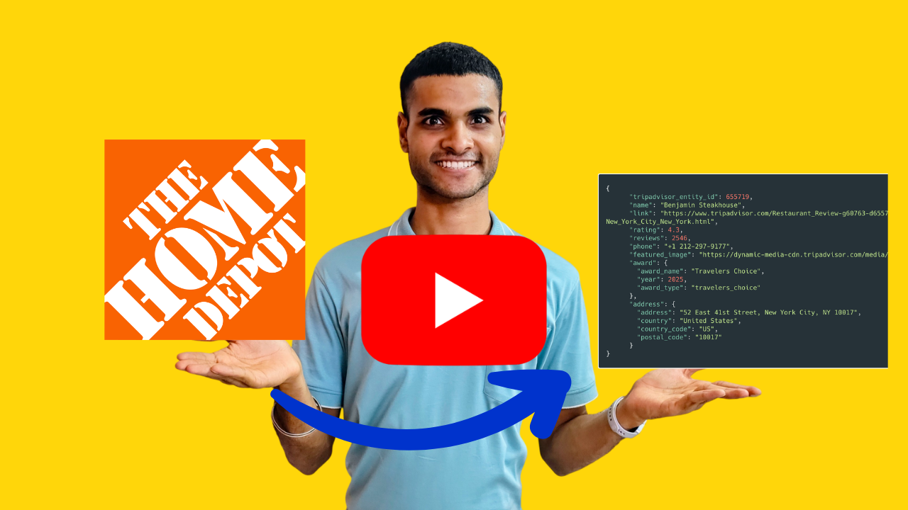 HomeDepot Scraper API Walkthrough