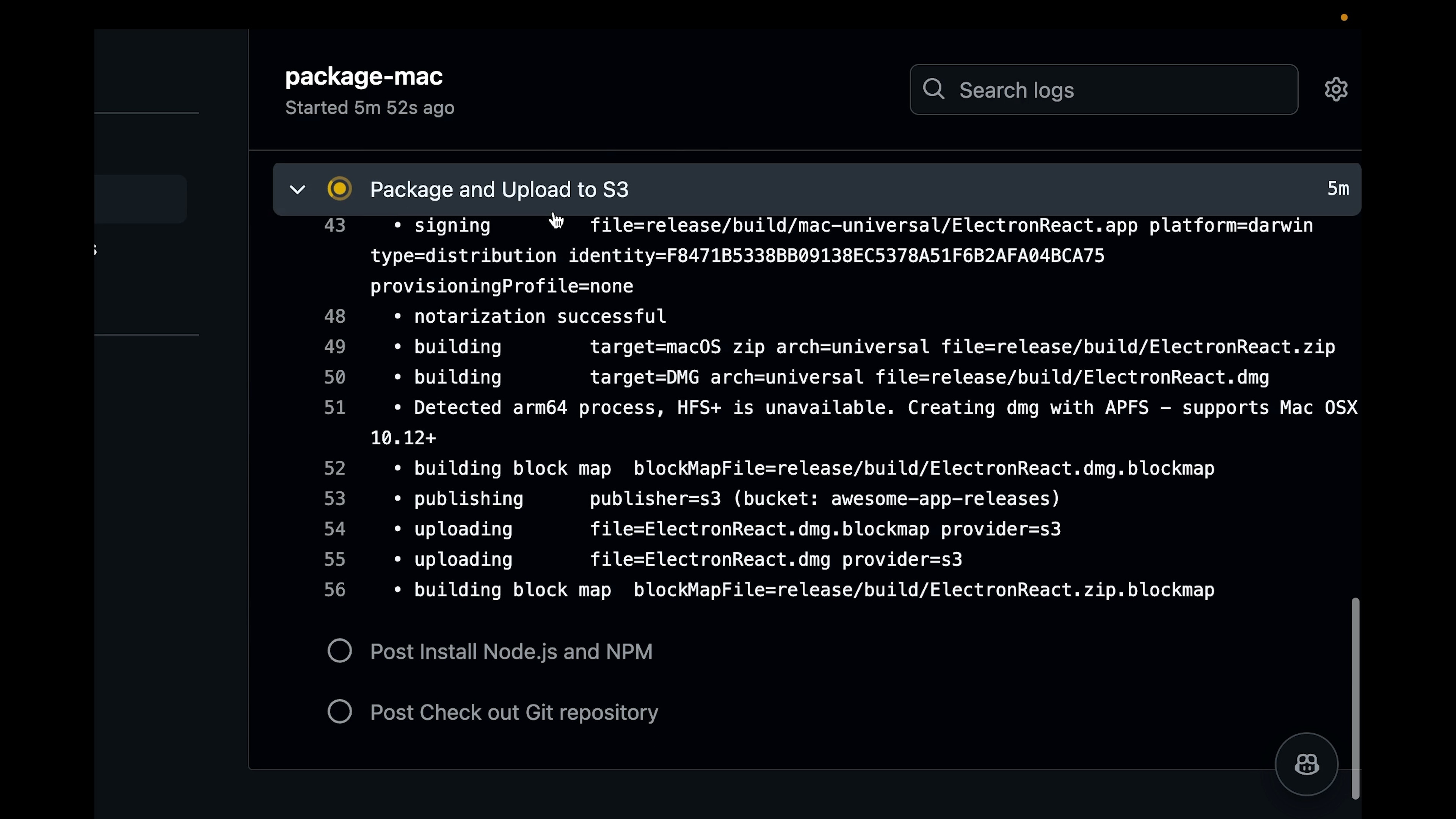 GitHub Actions Workflow