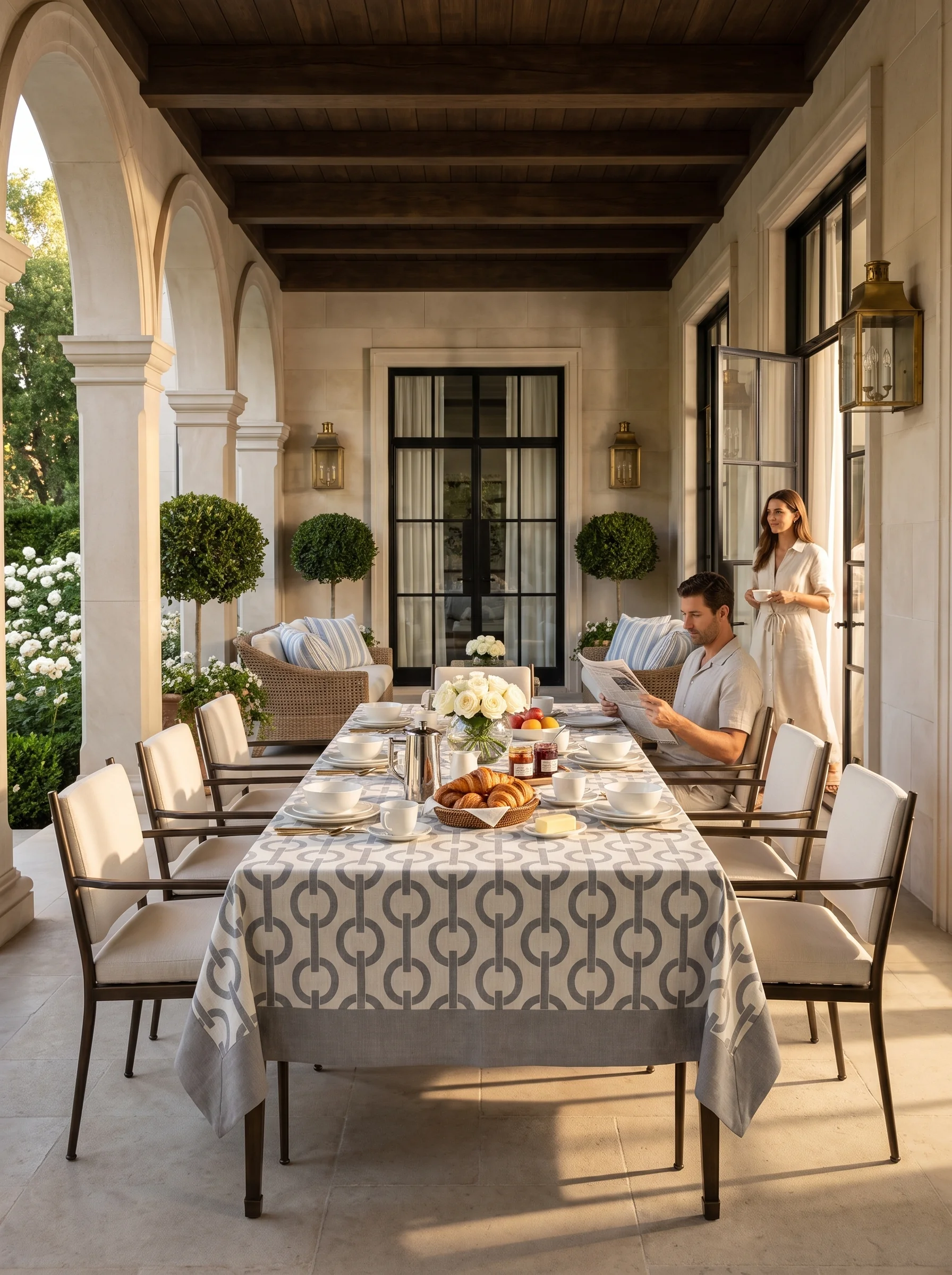 Anneau Gris — table setting 2