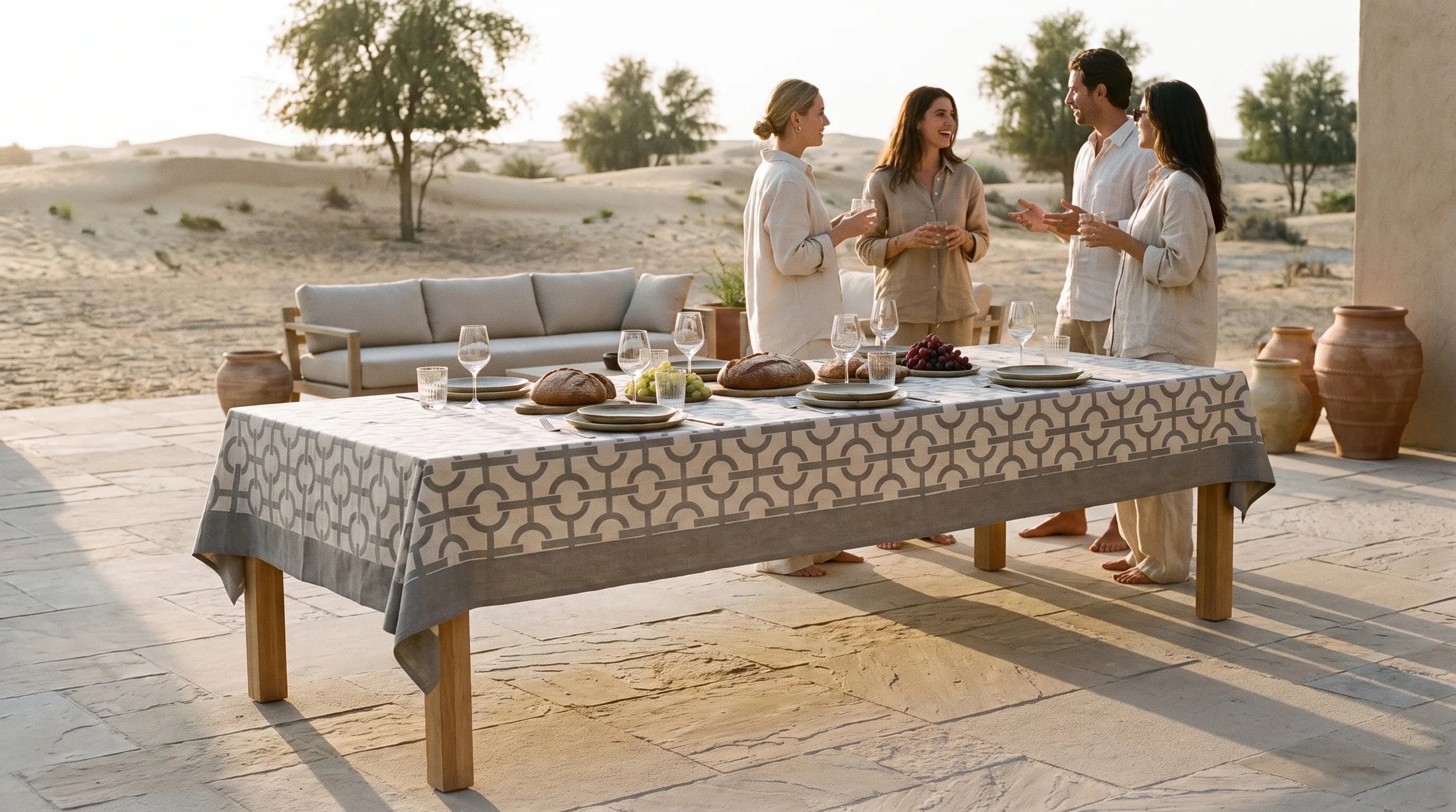 Anneau Gris — table setting 3