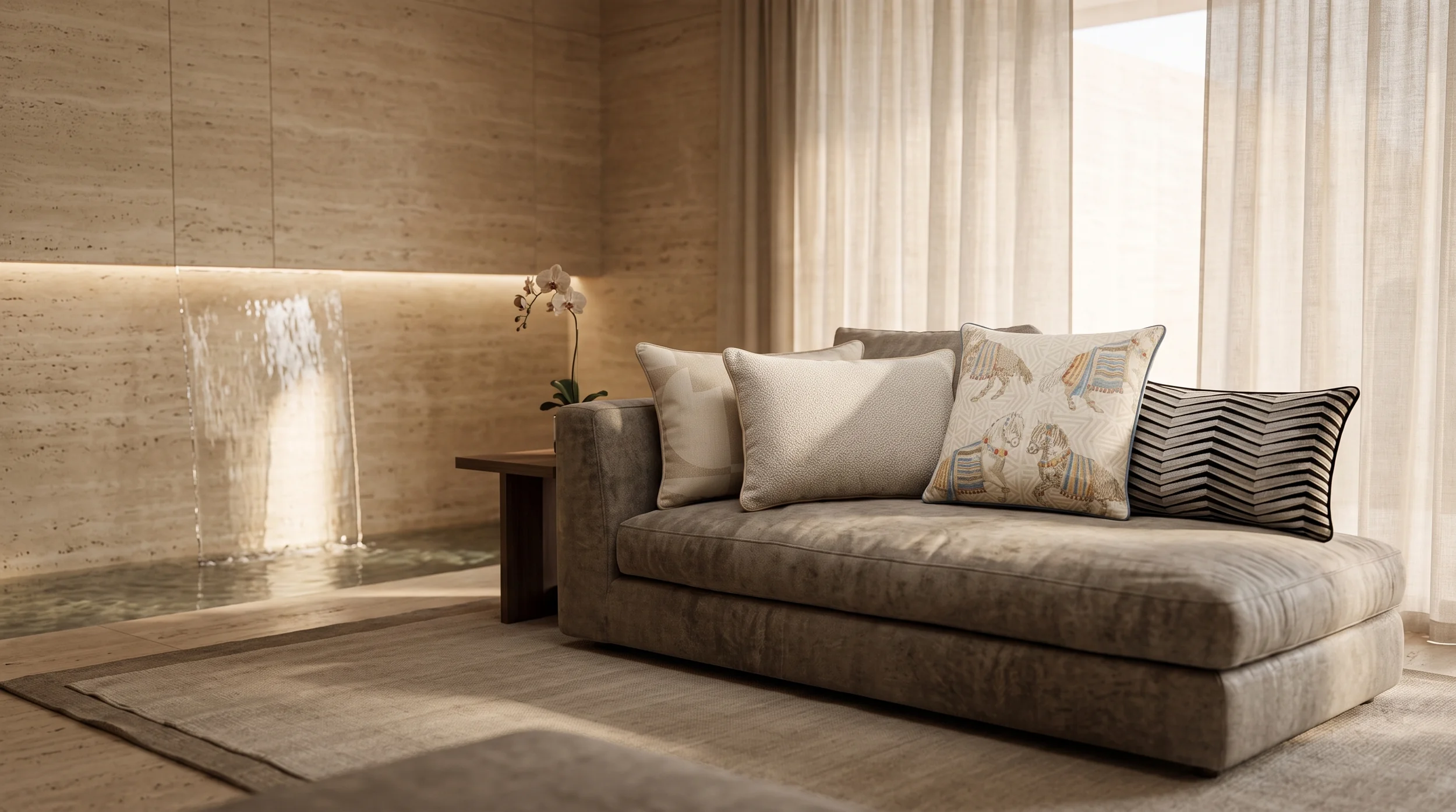 Perlato cushion