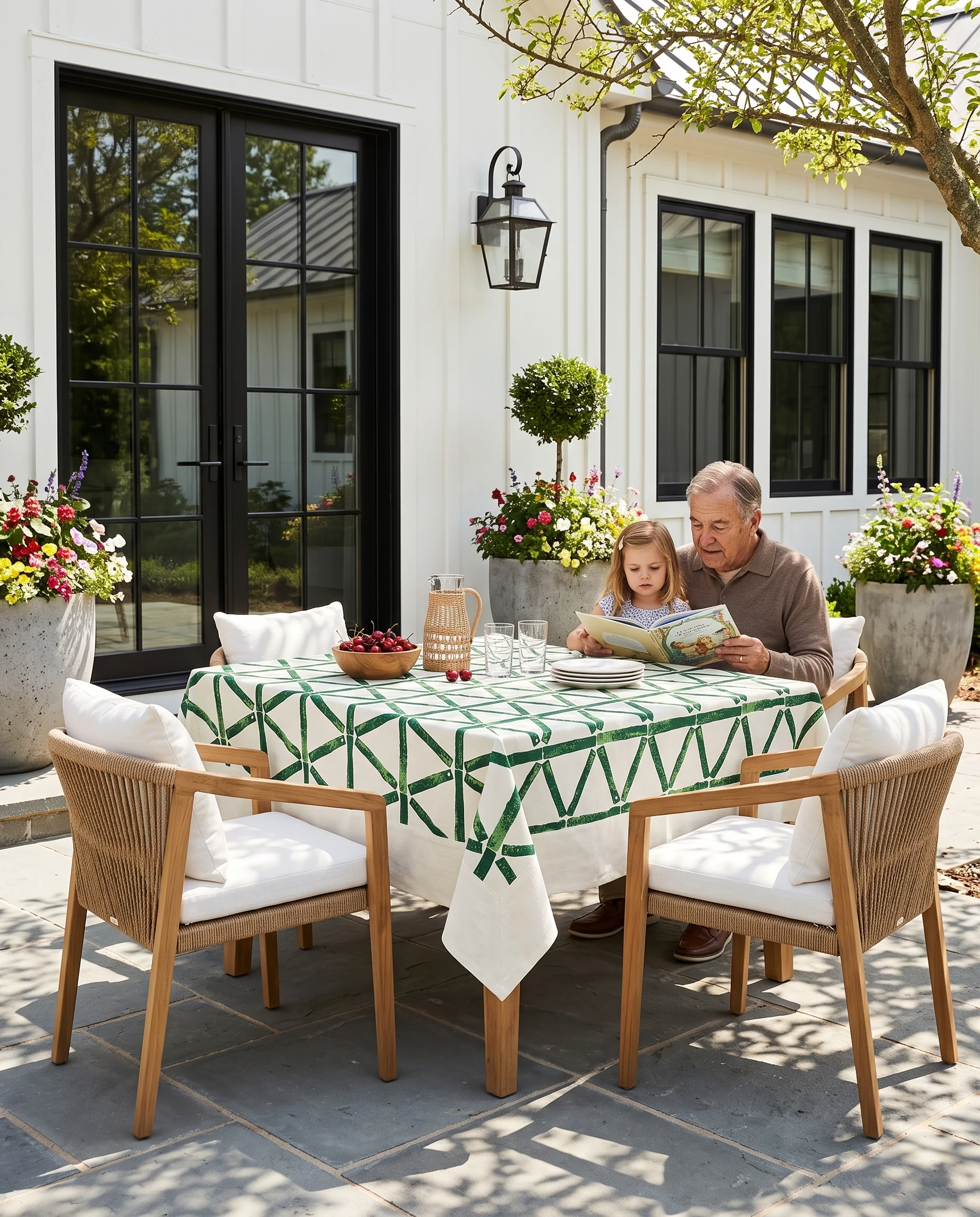 Bamboo Vert — table setting 1