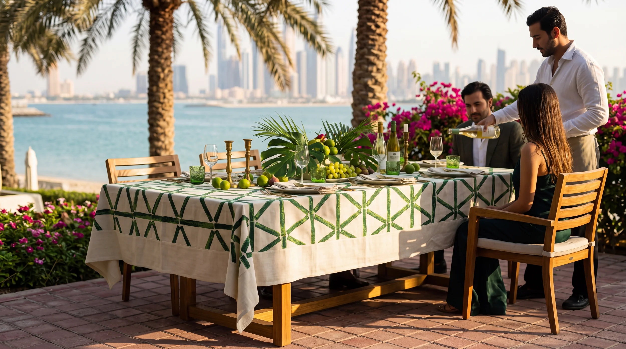 Bamboo Vert — table setting 2