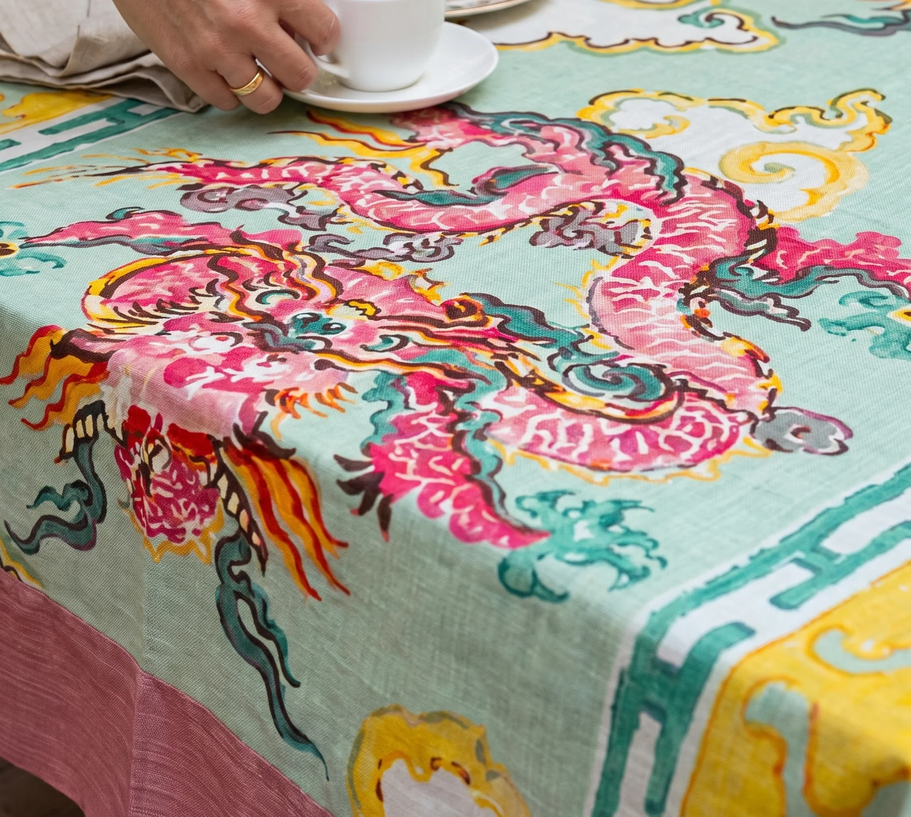 Dragon Blush — table setting 4
