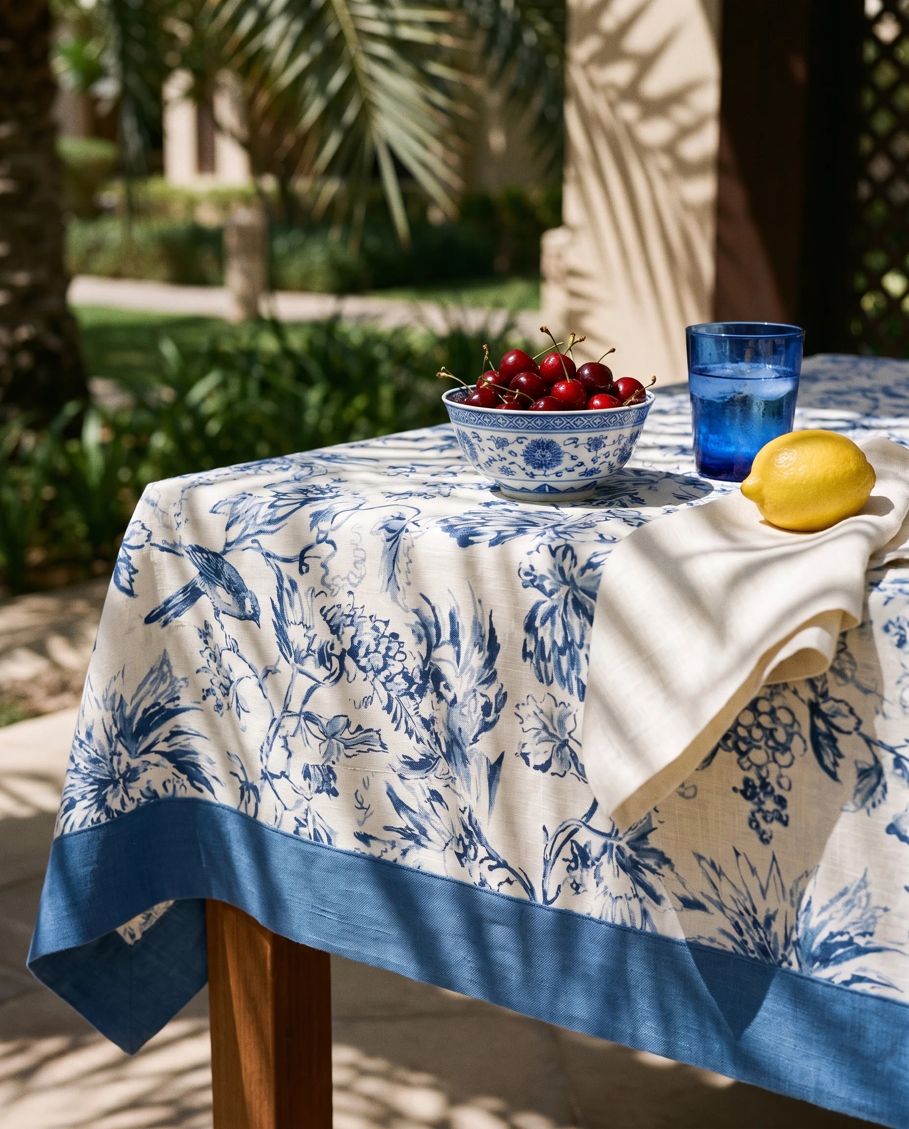 Jardin en Bleue — table setting 5
