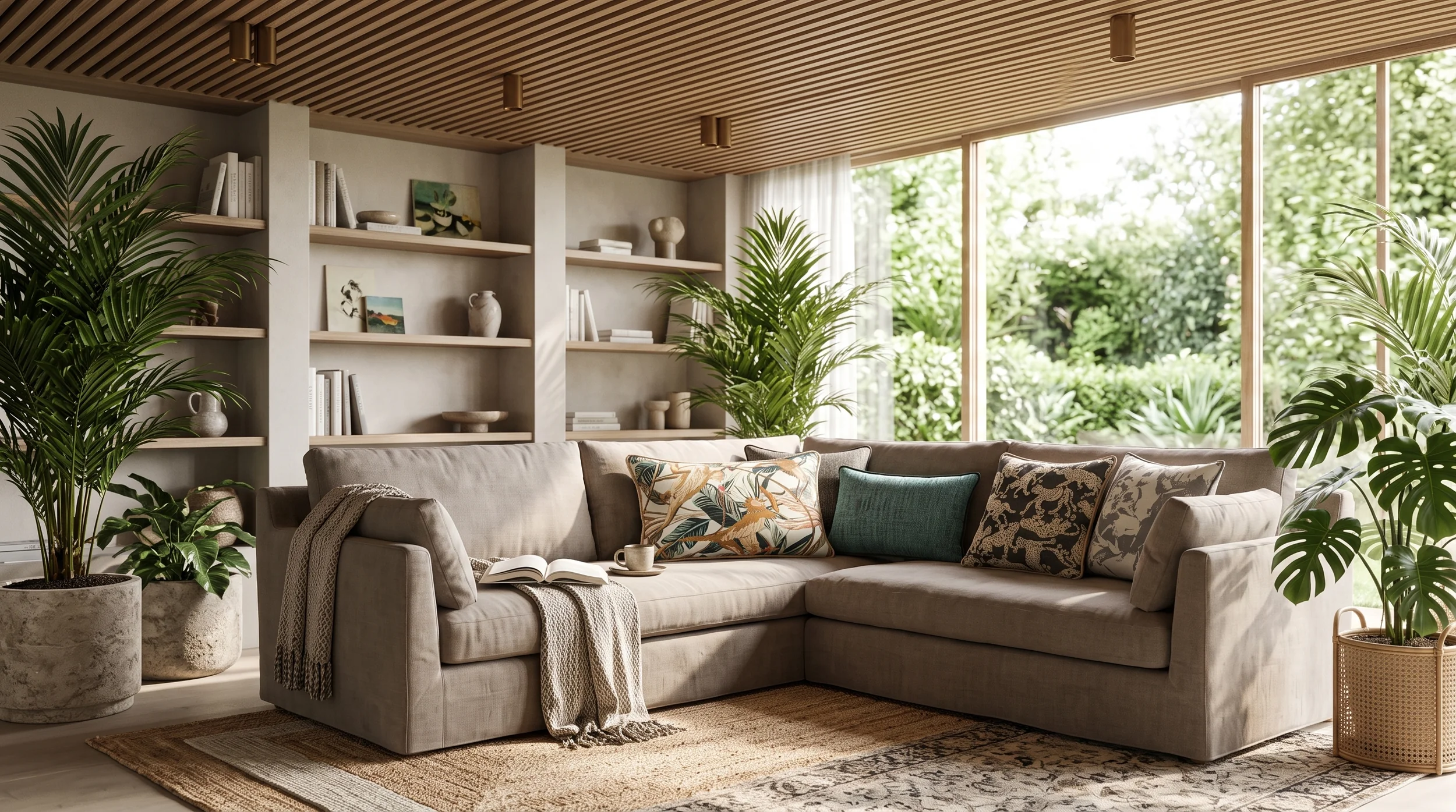 JP Grey cushion