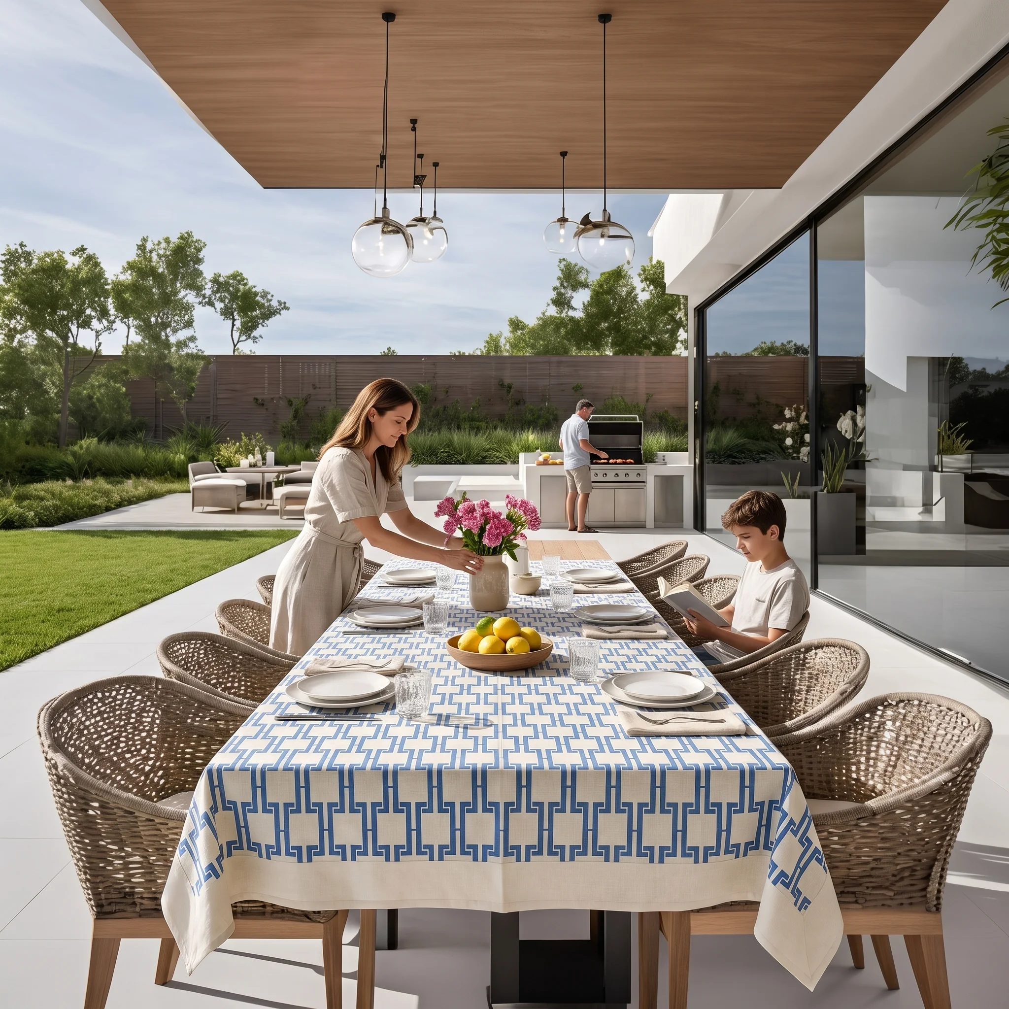 L'Heure Bleue — table setting 1