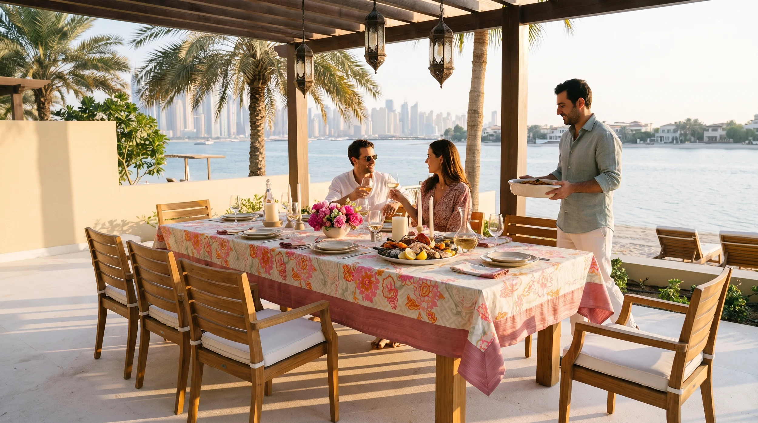 Peonia Rosé — table setting 3