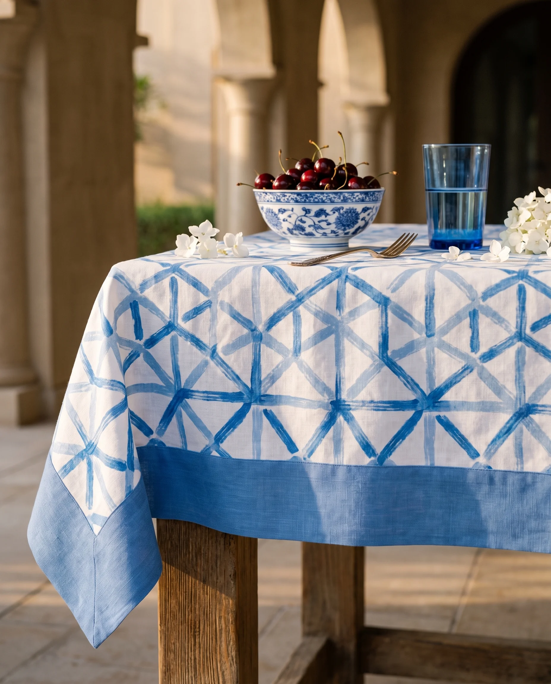 Sable Bleue — table setting 4
