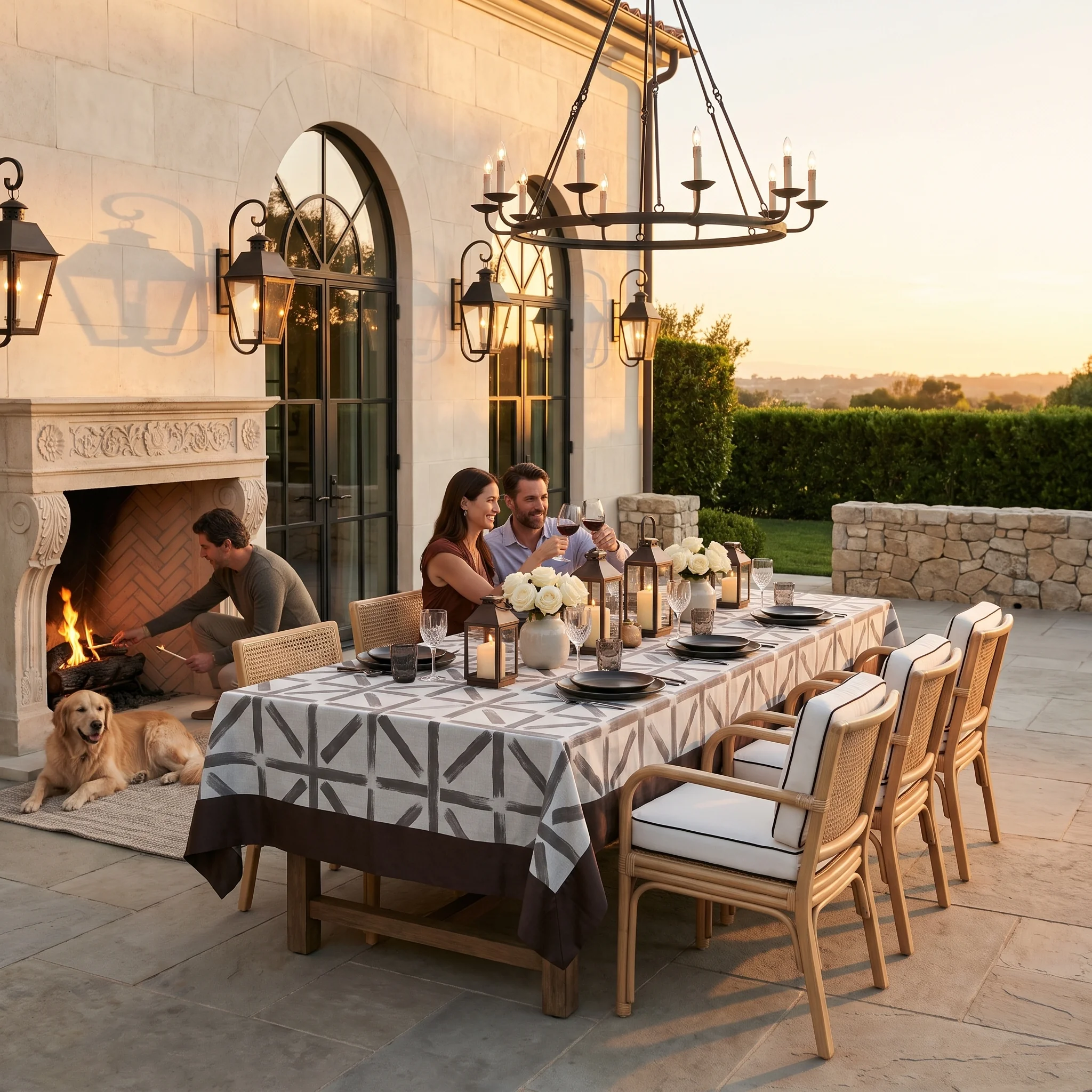 Sable Graphite — table setting 2