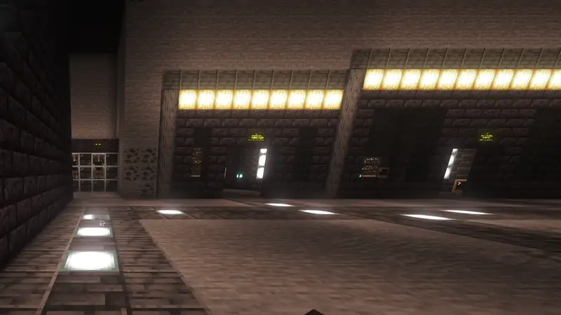 Walking into the underground lab an agent built from one prompt, with glass and water overhead