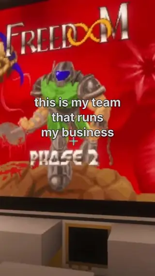 Reel: this is my team that runs my business