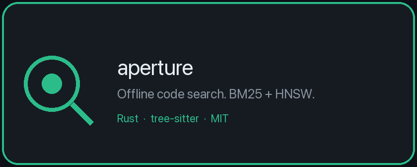 aperture: offline code search