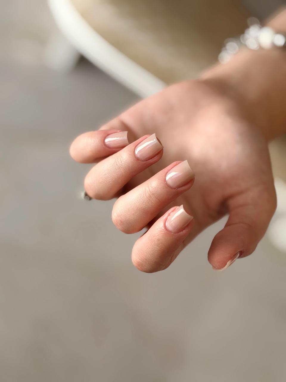 Unhas em gel finalizadas