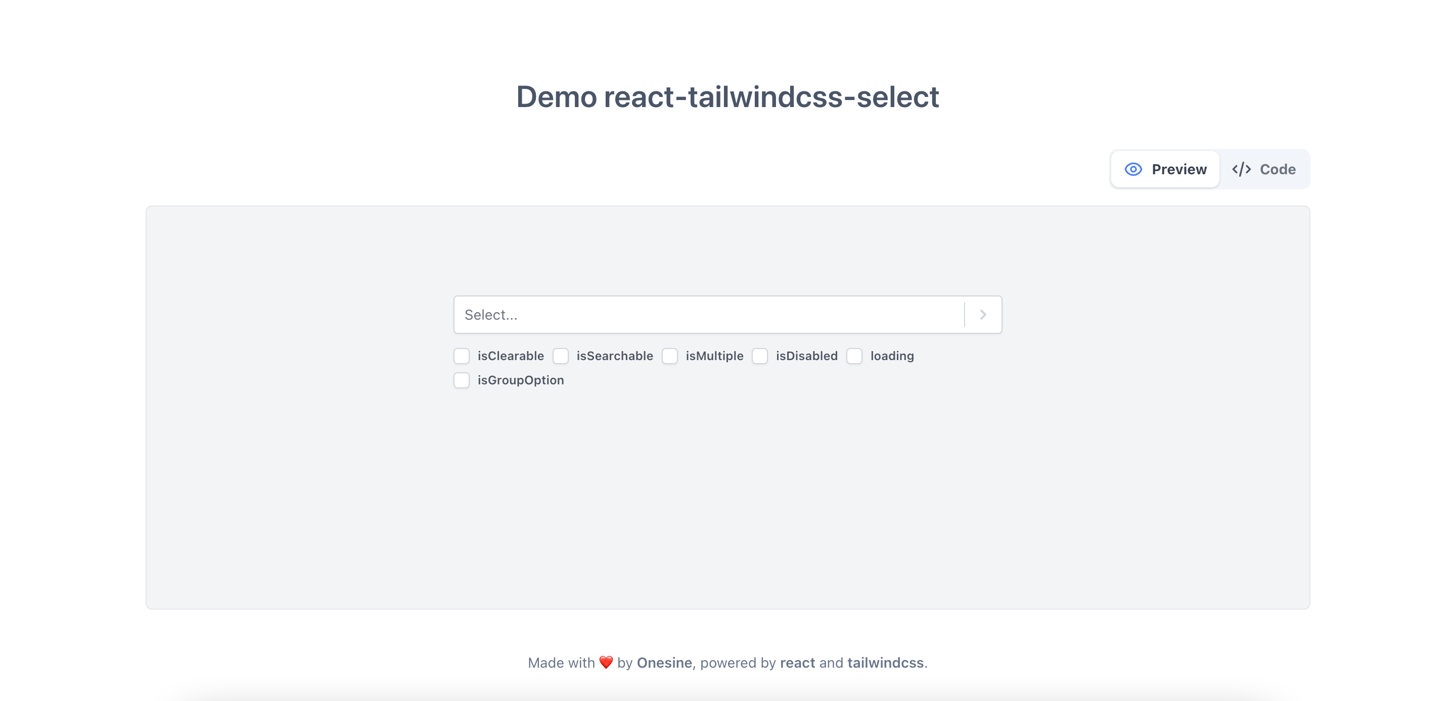 preview react-tailwindcss-select