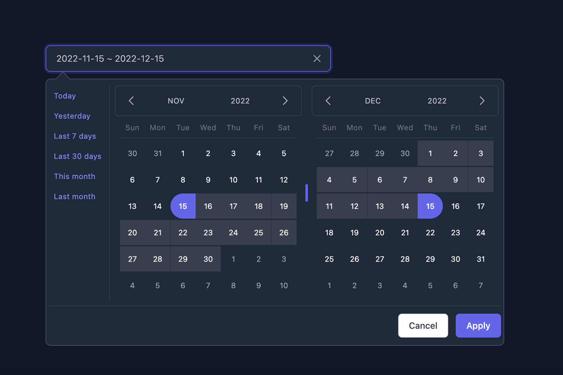 GitHub - Onesine/react-tailwindcss-datepicker: Modern Date Range Picker ...