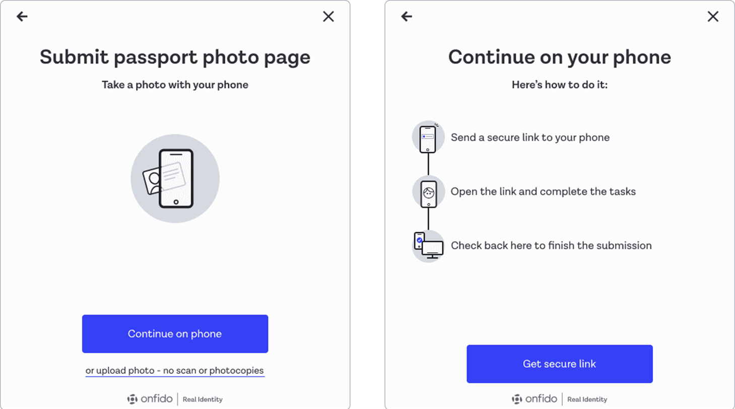 Force cross-device flow