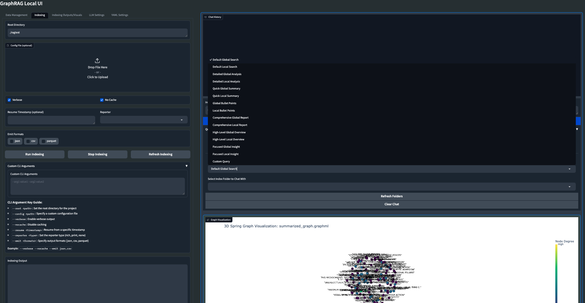 GraphRAG UI