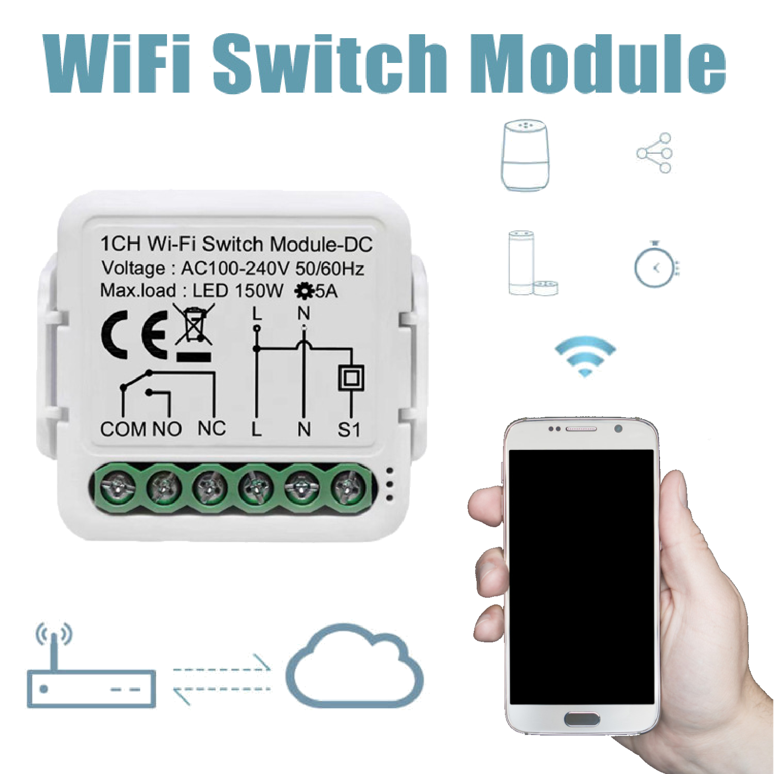 releu WIFI dry contact