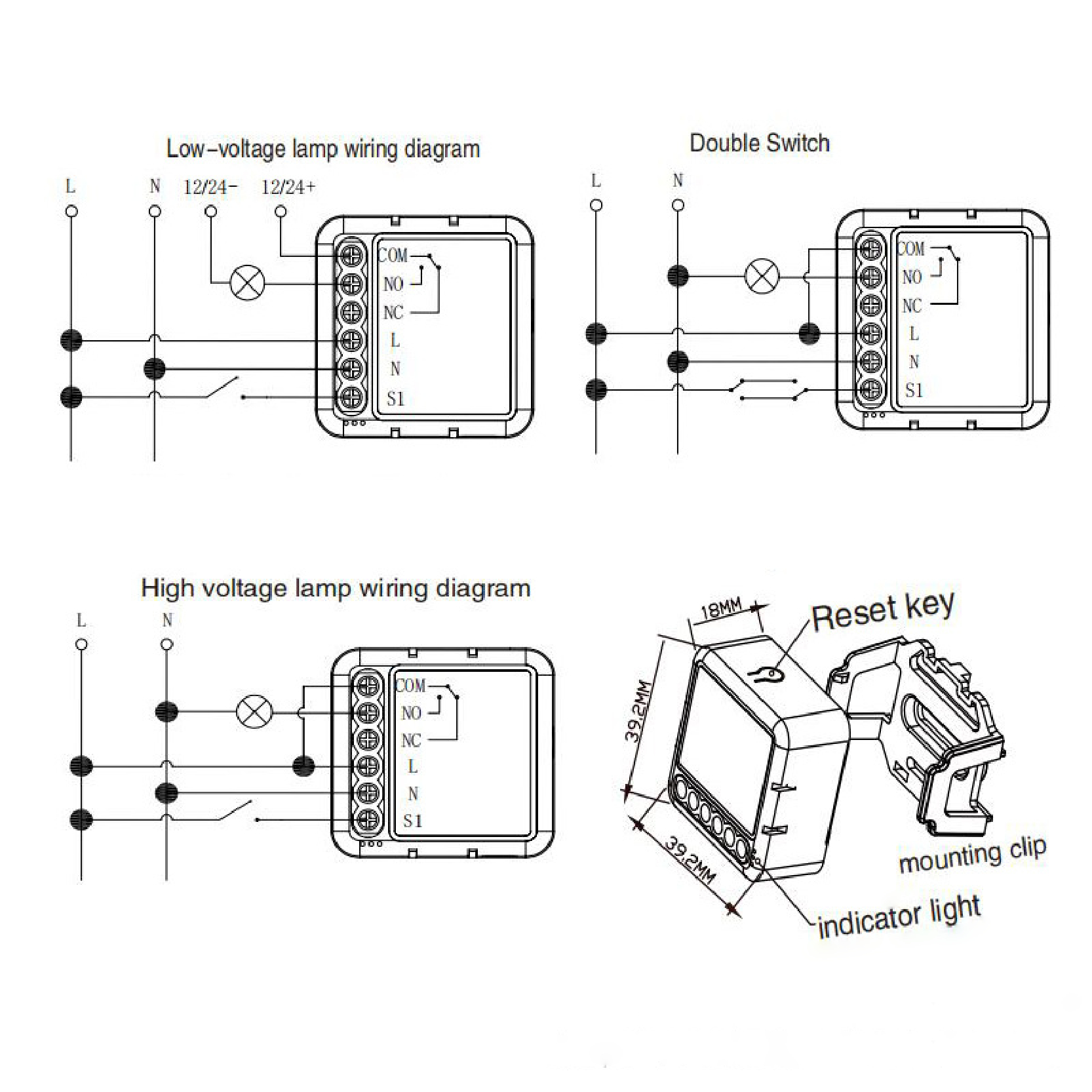 releu WIFI dry contact