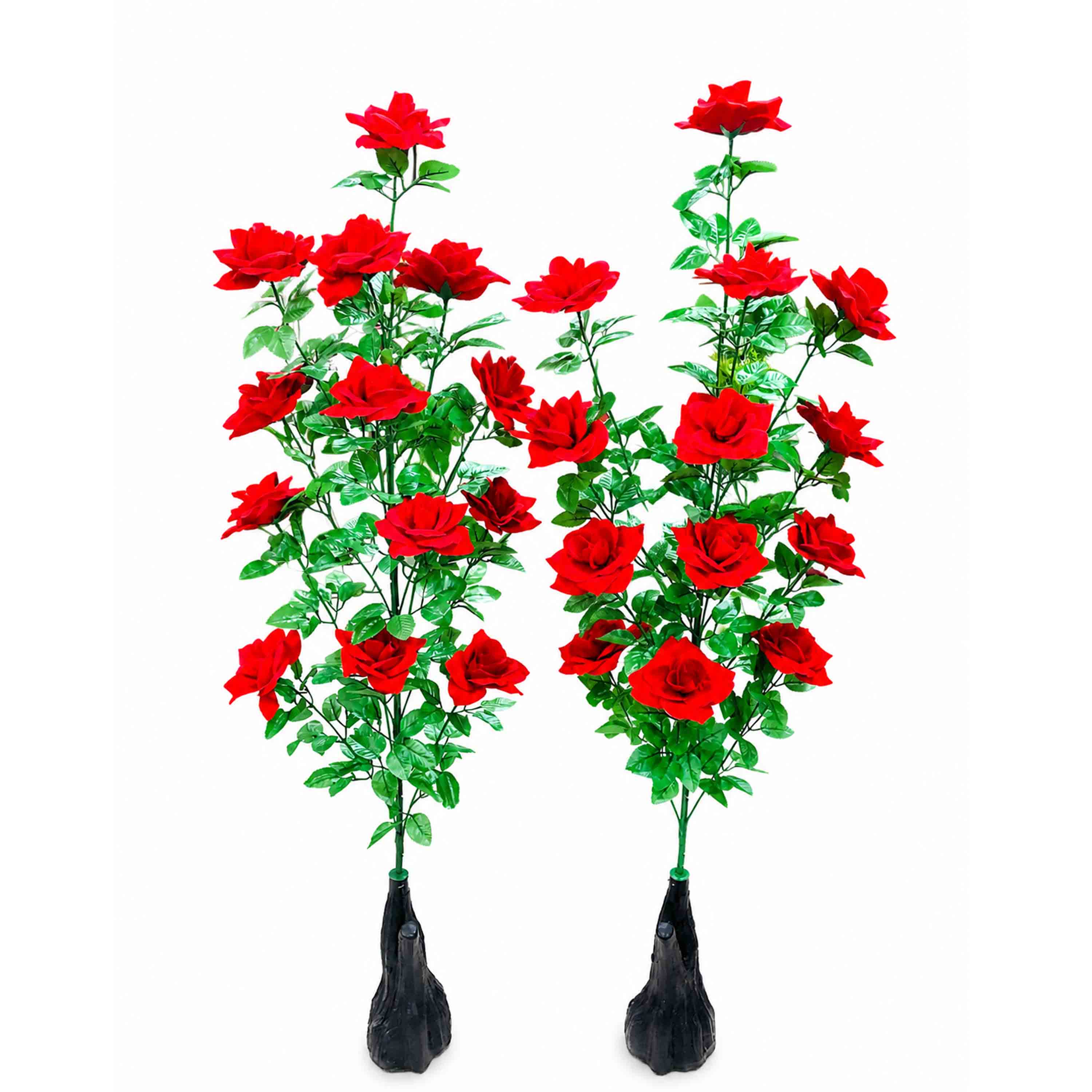 Artificial Rose Vase | Fancy Floor Vase | Home Office Decor Showpiece
