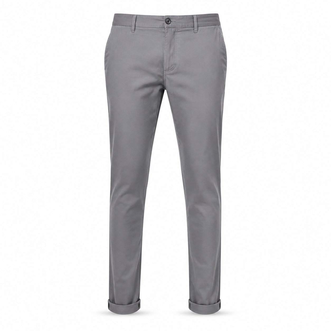 Slim-Fit Chino Gabardine Pants - Dark Ash - Formal Pant For Men - প্যান্ট ছেলেদের