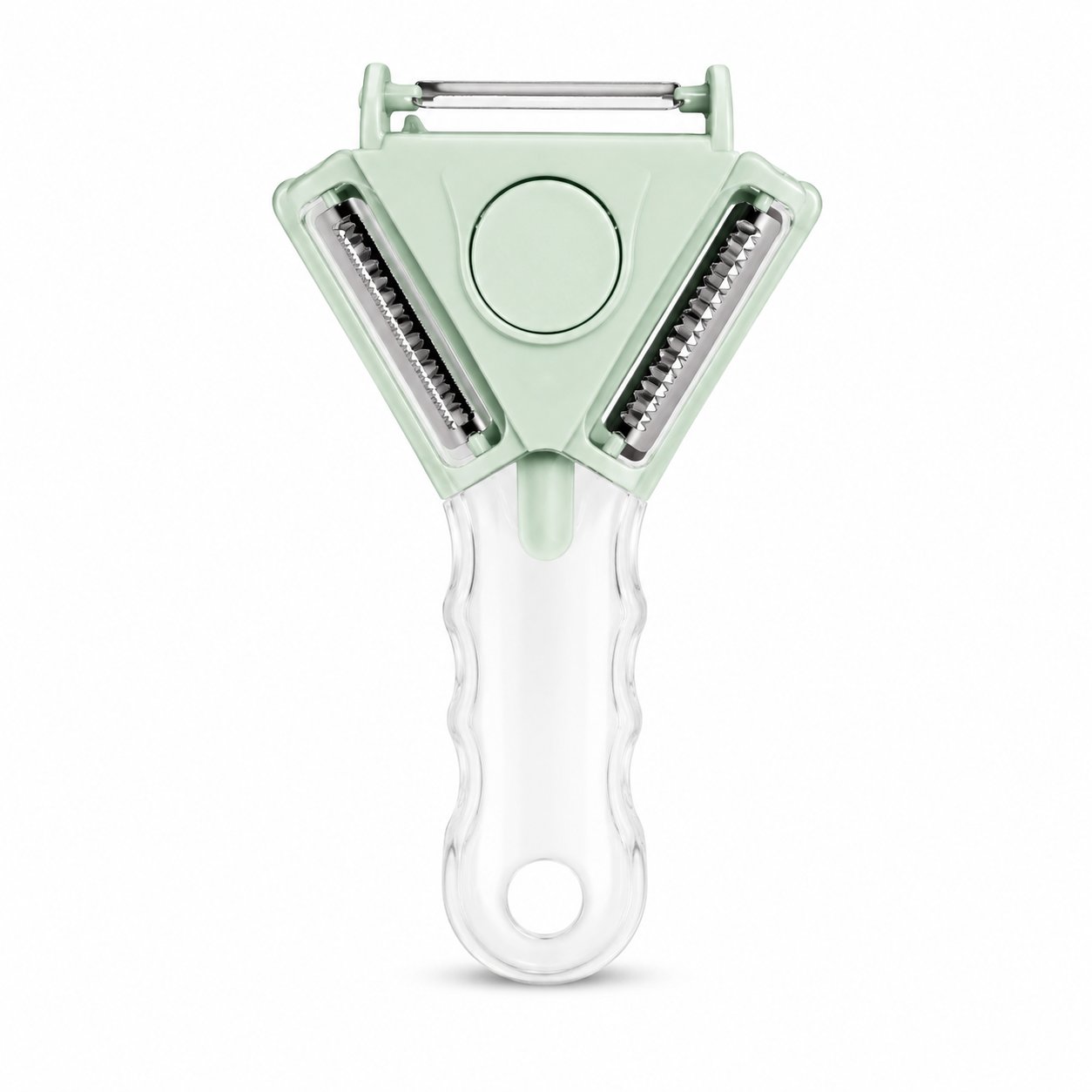 3-in-1 Vegetable and Fruit Peeler with Multi-Cutter Functionality