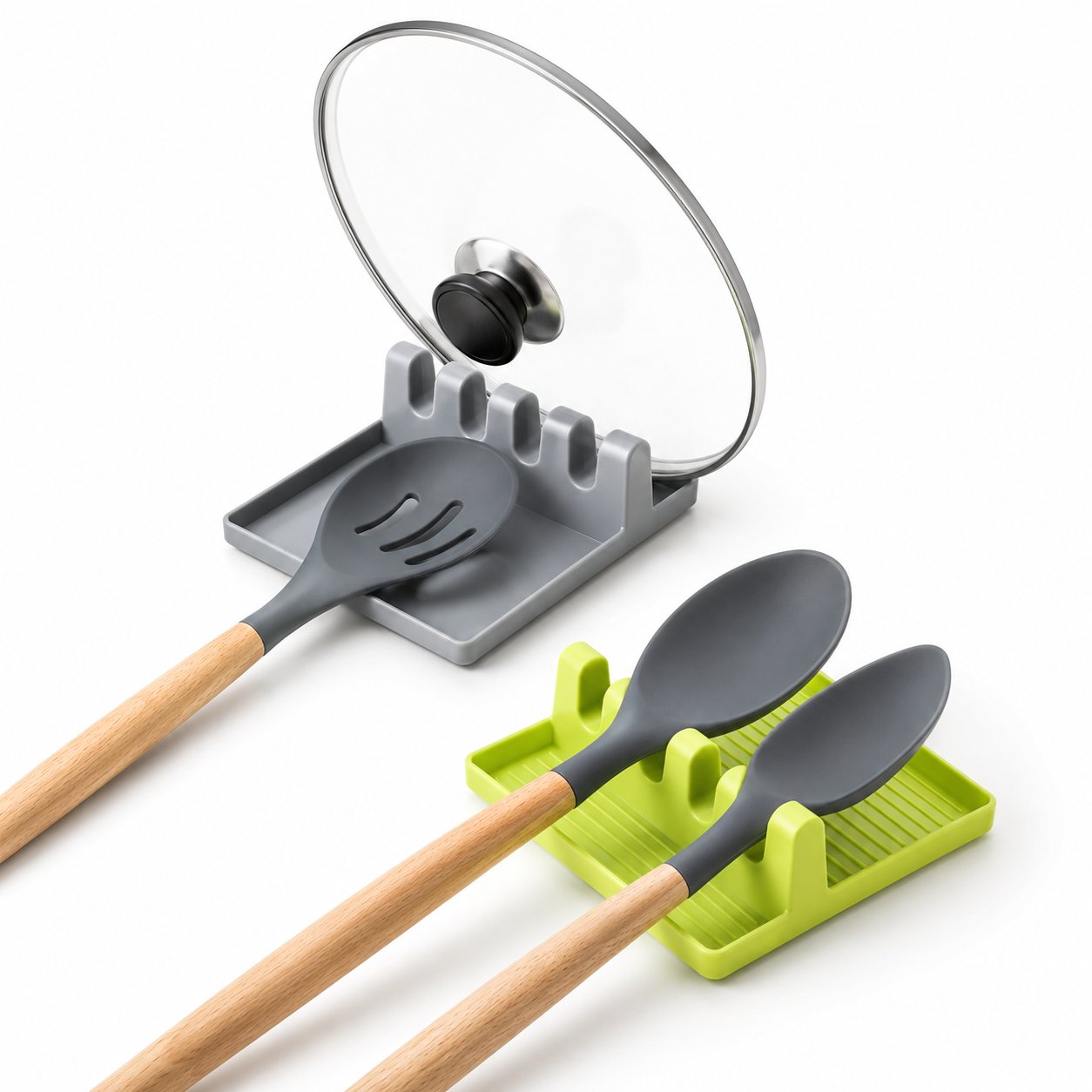 Spoon Rest Holder Utensil Organizer - Kitchen Rack