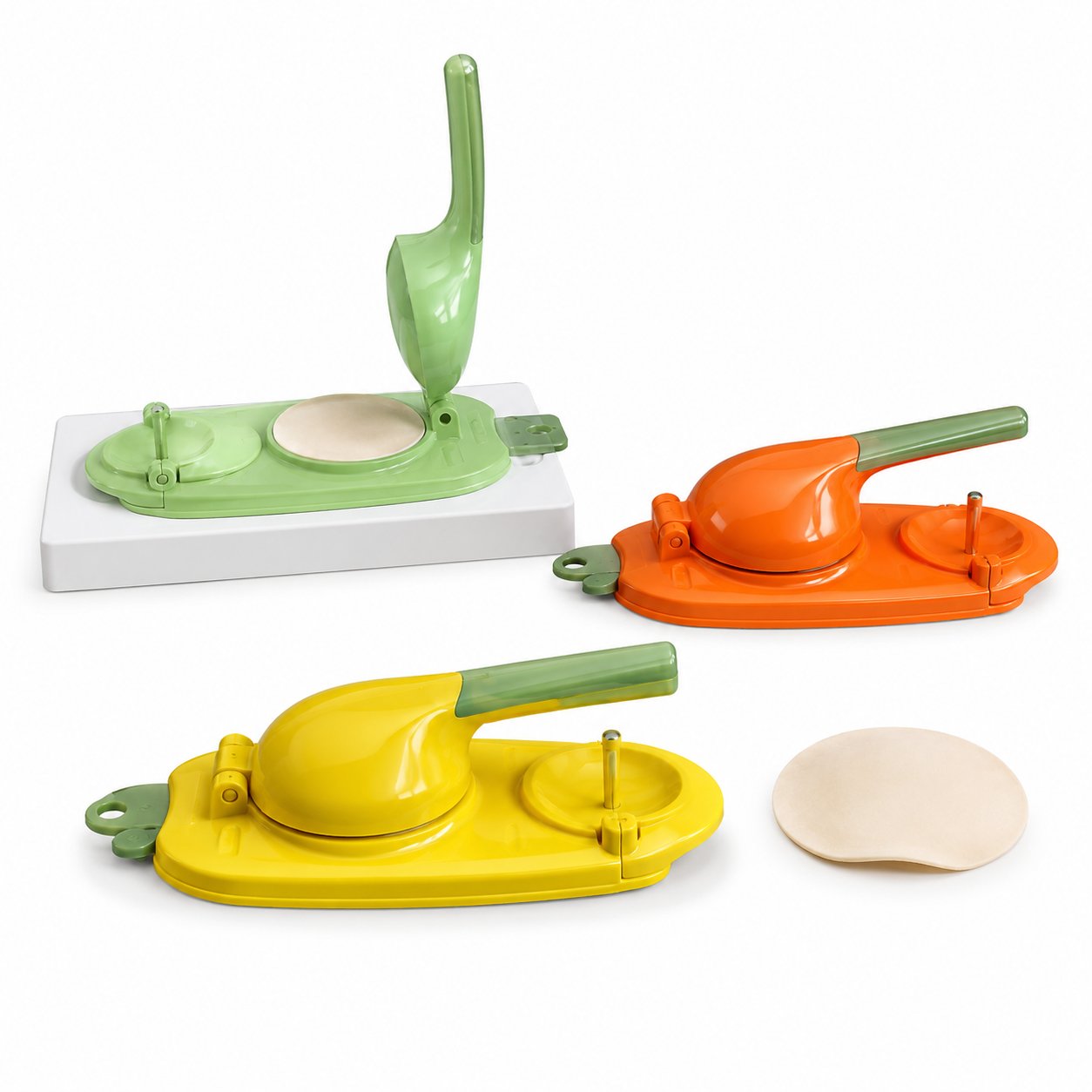 2-in-1 Magic Cake Maker & Dumpling Maker DIY Kit | Wrapper Presser Manual Labor Machine | Mini Kitchen Gadget