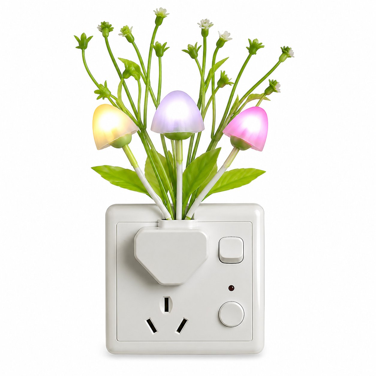 Romantic Colorful LED Mushroom Night Light