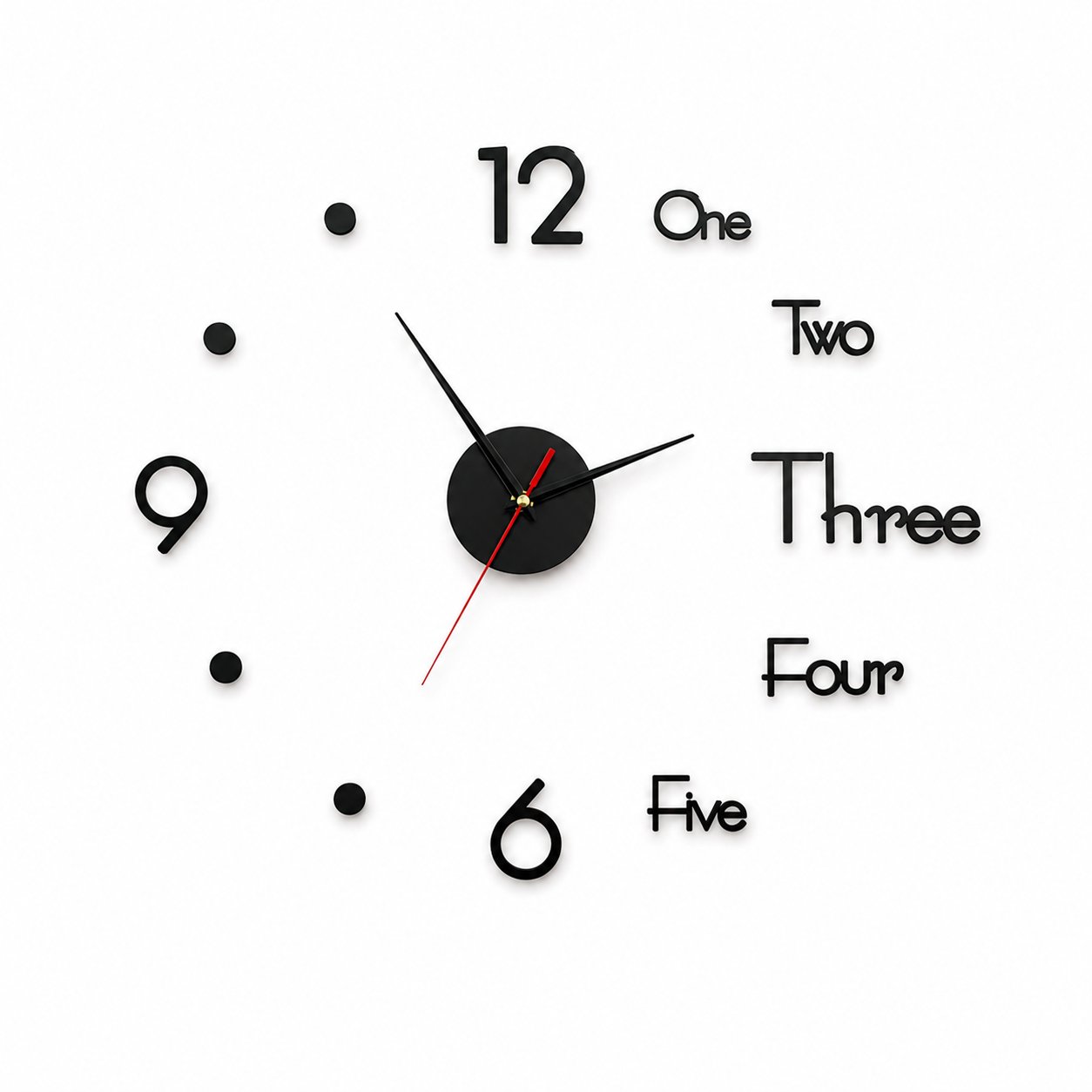 Luxury Decor 3D Wall Clock Sticker DIY Mirror Clock Brief Living Room Decor Modern Design Silent Acrylic Big Watch by Doob Cart
