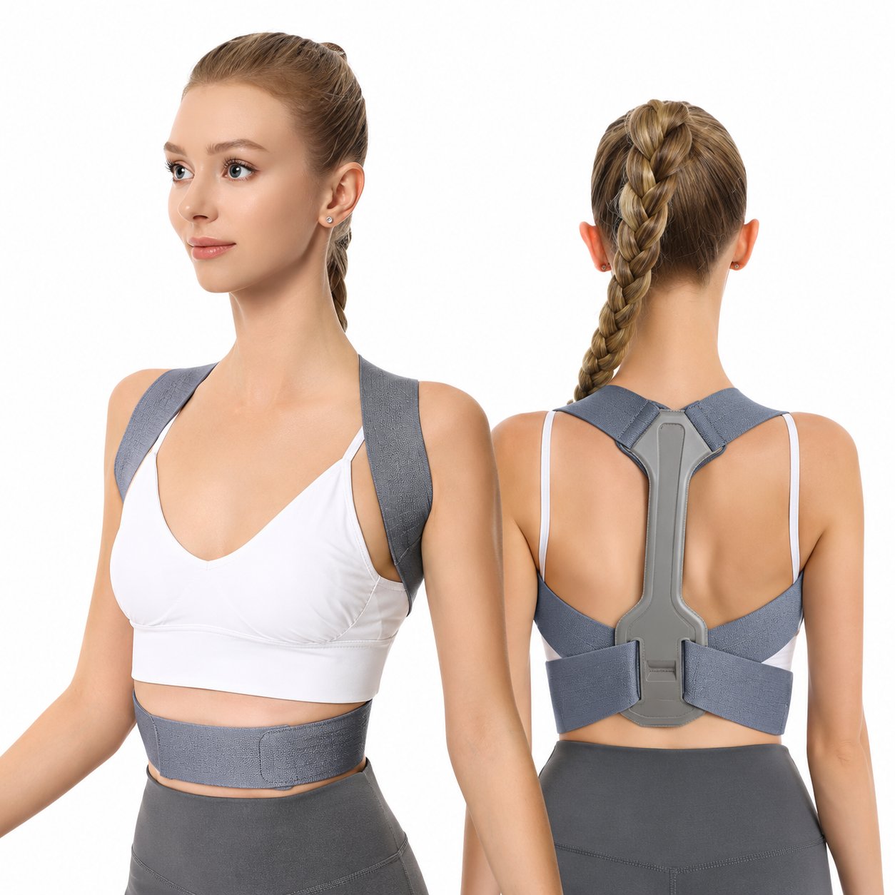 Adjustable Posture Corrector for Women and Men - Breathable Upper Back Brace with Pain Relief for Hunchback, Scoliosis, Neck & Shoulder Support - Lightweight and Ergonomic Back Straightener