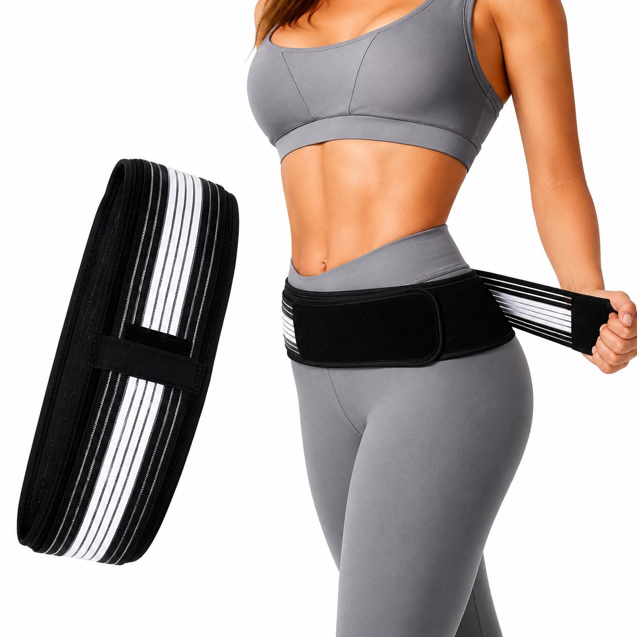 Sacroiliac SI Joint Belt for Back Pain Relief - Sciatica Pain Relief Belt for Women/Men, Adjustable Ergonomic Belt for Lower Back Support, Pelvic support, Sciatica Pain Relief Products.