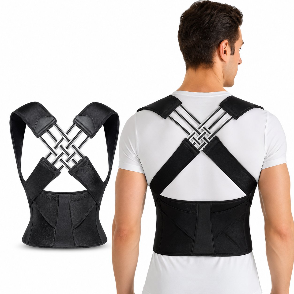 Adjustable Posture Corrector and Back Support Belt