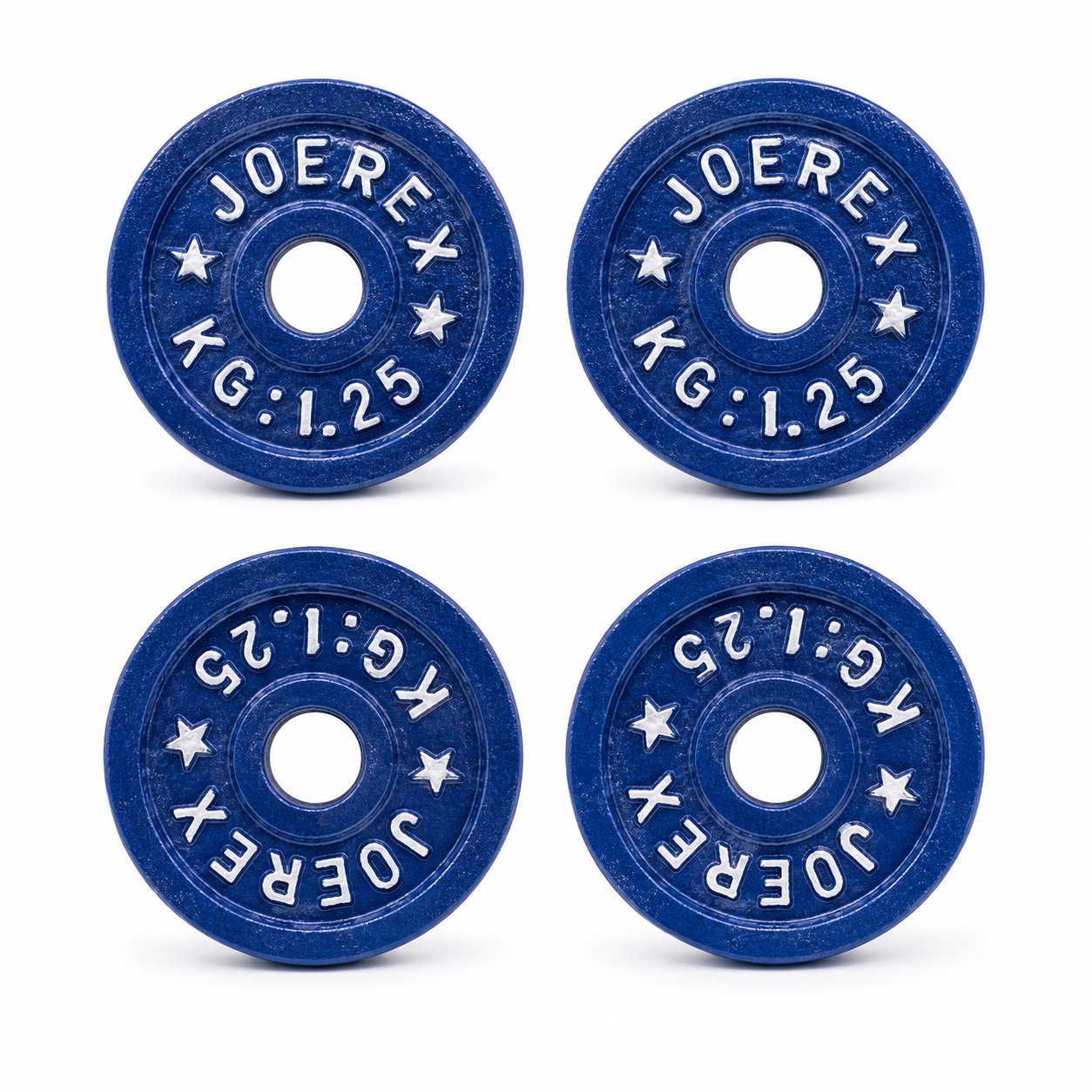 4 PIS 1.25 KG BLUE IRON PLATS = 5 kg