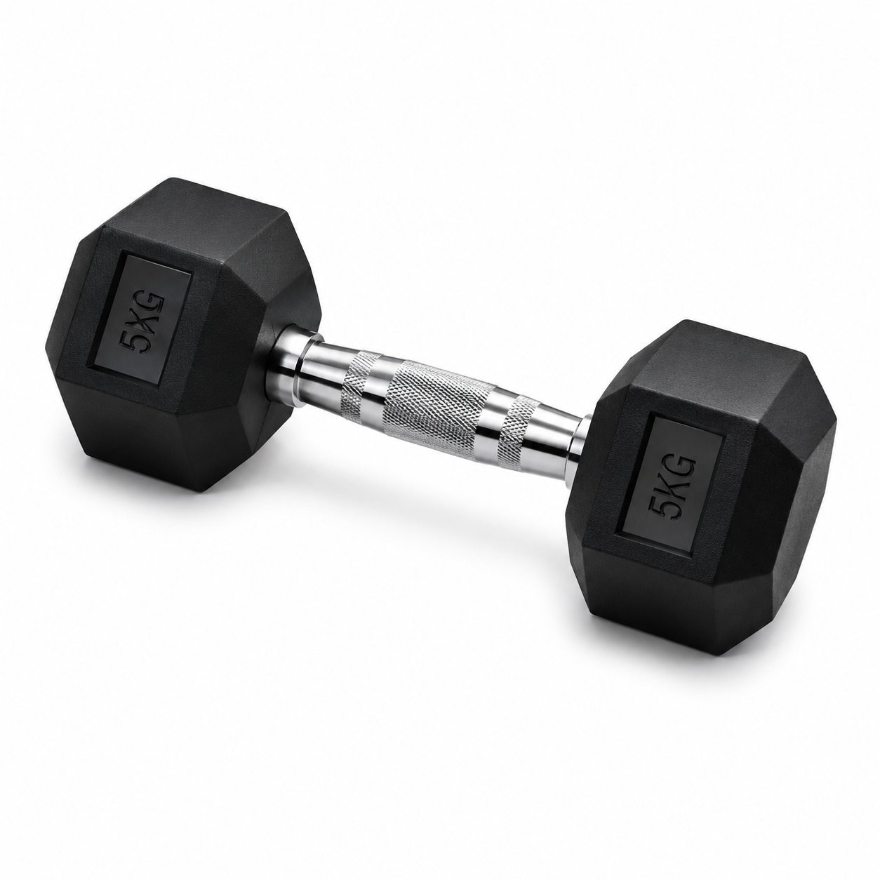 5kg hex dumbbells - 2 pis Total 10 KG - Sports & Fitness