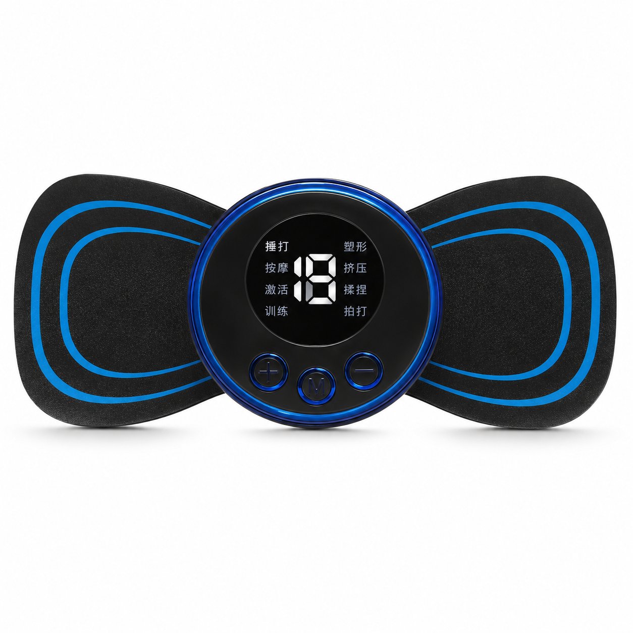 EMS Mini Massager with 2 Pad ,Muscle Stimulator Full Body Relaxation Pain Relief Vibration massager